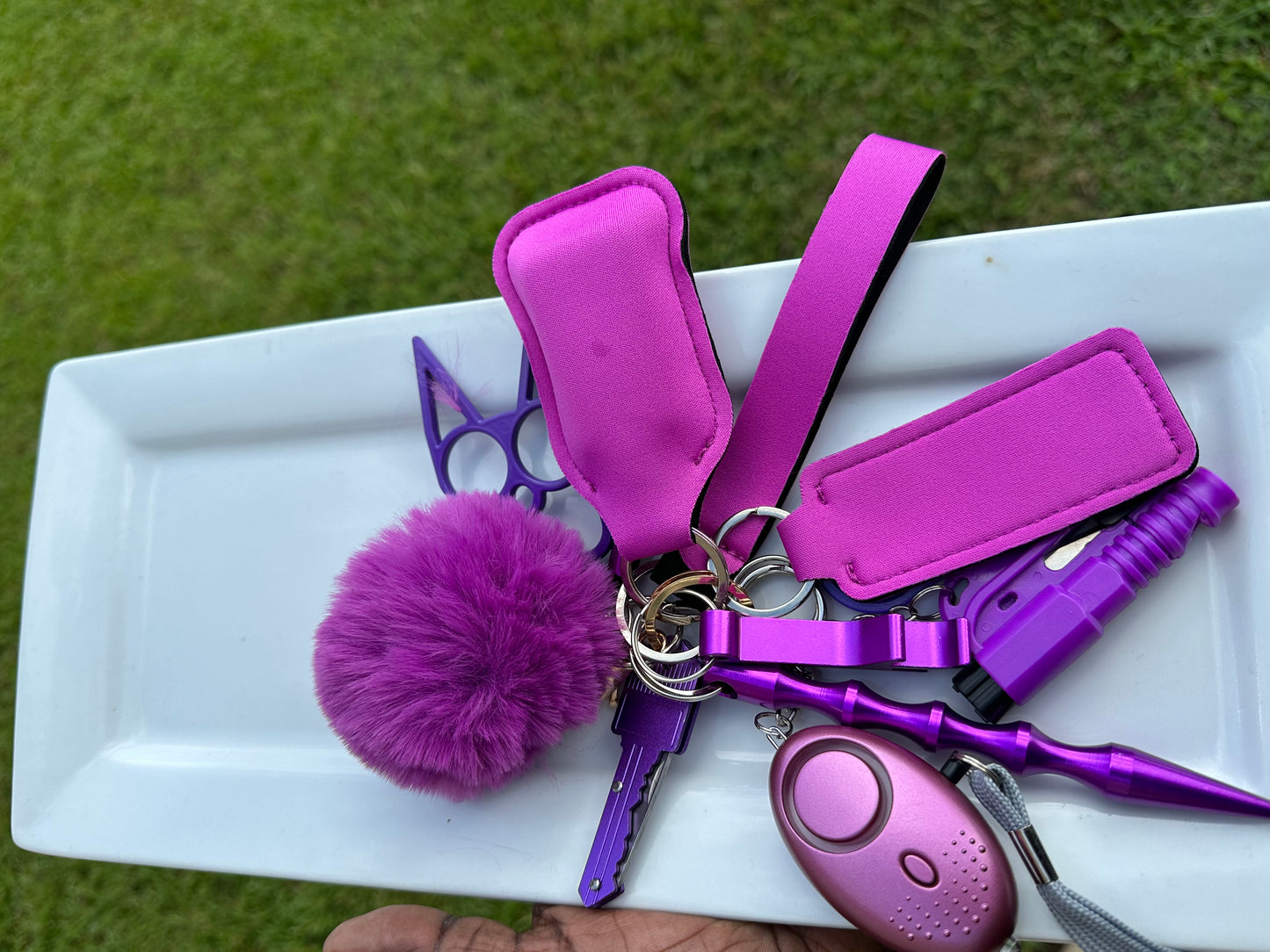 Pom Pom Keychains